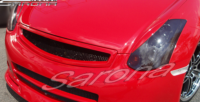 Custom Infiniti G35 Coupe Grill  (2003 - 2007) - $225.00 (Manufacturer Sarona, Part #IF-001-GR)